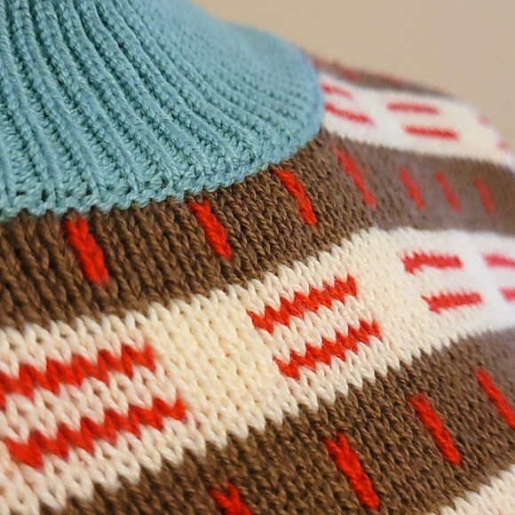 Vintage Anne Mieke hand loomed Cotton sweater - Picture 5 of 10